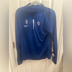 Nike 76ers Clippers Men’s 1/2 Zip Pullover Blue Jacket DJ9291-495 Jersey
